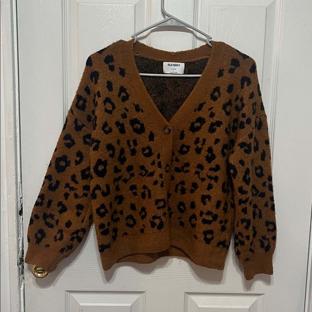 Old Navy Animal Print Sweater